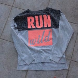 Neon pink sweatshirt size 14